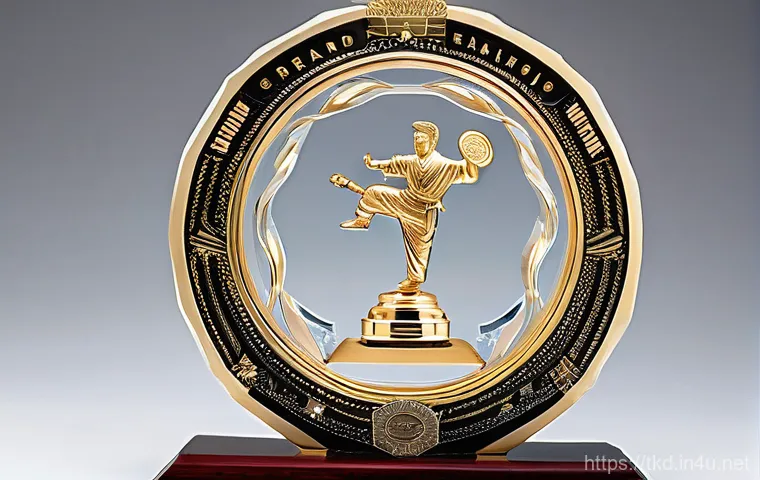 태권도 트로피와 메달 디자인 - A collection of exquisitely designed Taekwondo medals, showcasing their modern evolution. The medals...