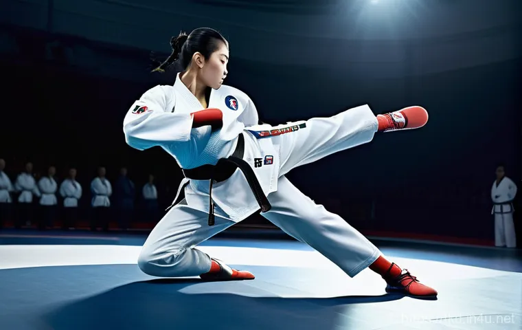 태권도와 무도 철학 - A vibrant and diverse group of Taekwondo practitioners, featuring men, women, and teenagers of vario... 태권도와 무도 철학 - A vibrant and diverse group of Taekwondo practitioners, featuring men, women, and teenagers of vario...